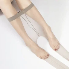 Ultra Thin 0D One-line Crotch Pantyhose High Waist Sheere Stockings for Women