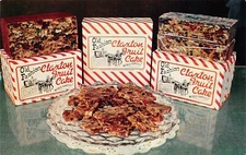 Claxton GA Georgia Main Street Bakery Fruit Cake Advertising Vtg Postcard C3