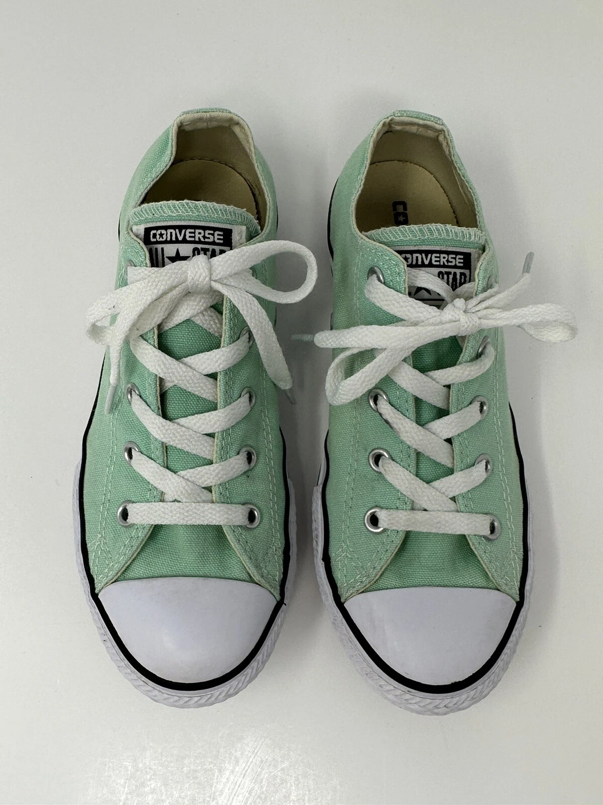 Converse Chuck Taylor All Star Low Top Teal Youth taglia 3 buone condizioni