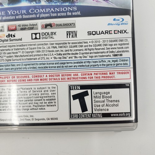 Final Fantasy XIV Online: A Realm Reborn (Sony PlayStation 3, 2013) Complete - Bild 5 von 7