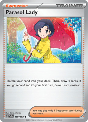 Pokémon TCG Parasol Lady 169/182 Common Paradox Rift NM/M | eBay