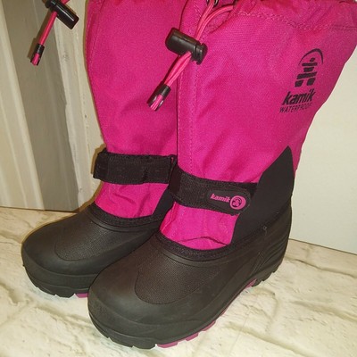 kamik pink snow boots