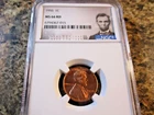 1956 LINCOLN CENT NGC MS 66 RD    015