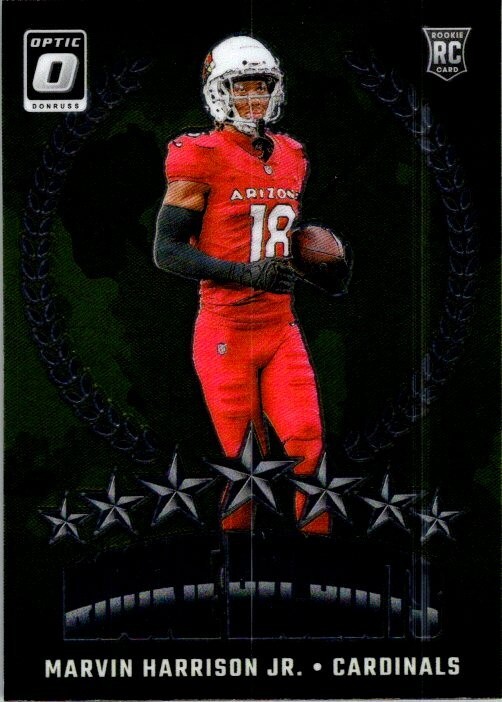 Marvin Harrison Jr 2024 Donruss Optic Rookie Recruits #2 - Cardinals