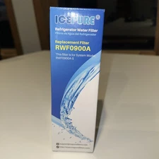 IcePure RWF0900A Refrigerator Water Filter - System Model RFW0900A-S. NSF Cert.