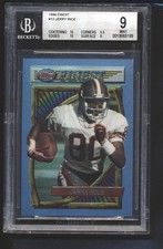 1994 Topps Finest Football Jerry Rice #12 BGS 9 MINT 49ers HOF