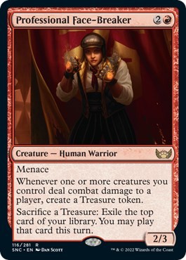 Professional Face-Breaker - Foil LP MTG Streets of New Capenna