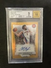 Panini Prizm Deca Signatures Gold #6 Cade Cunningham Auto BGS 9 /10