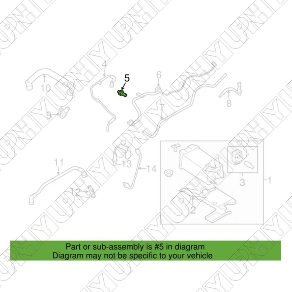 New Motorcraft Fuel Injection Pressure Sensor CM-5250 BU5Z-9F972-B BU5A9F972CA - Image 3 of 4