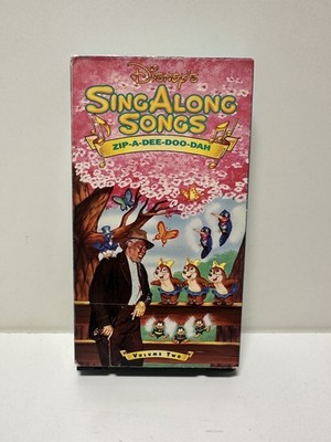 Sing Along Songs Disney Zip-A-Dee-Do-Dah VHS