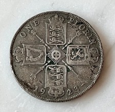 1923 Great Britain .500 Silver Florin King George V *GB107