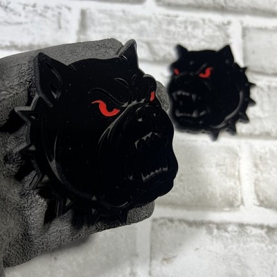 Bulldog Pitbull 3D Emblem Custom Badges for 2PC Car SUV TRUCK Badge Sticker