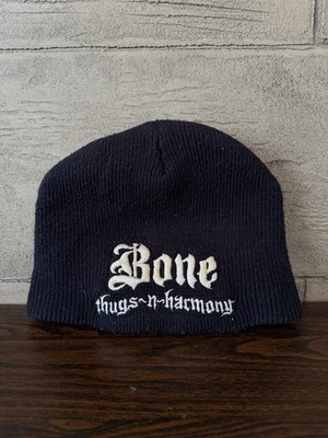 Vintage 90s Bone Thugs N Harmony Promo Beanie Winter Hat Cap Hip Hop Rap Tee