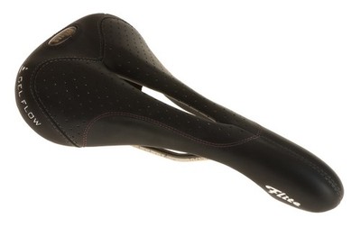 パーツ Selle Italia Flite Selle Italia Flite Saddle Gel Flow Titanium Rails 2005 Black