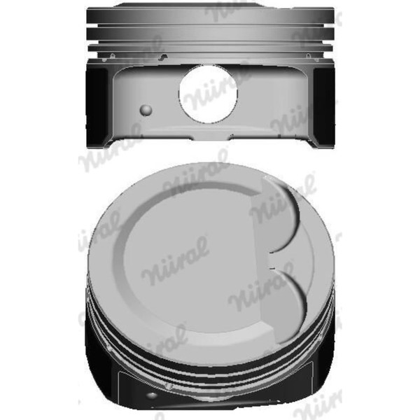 NÜRal Kolben Ø77,5Mm Passend FüR Hyundai Accent I20 I30 IX20 KIA Cee'd PRO RIO-image