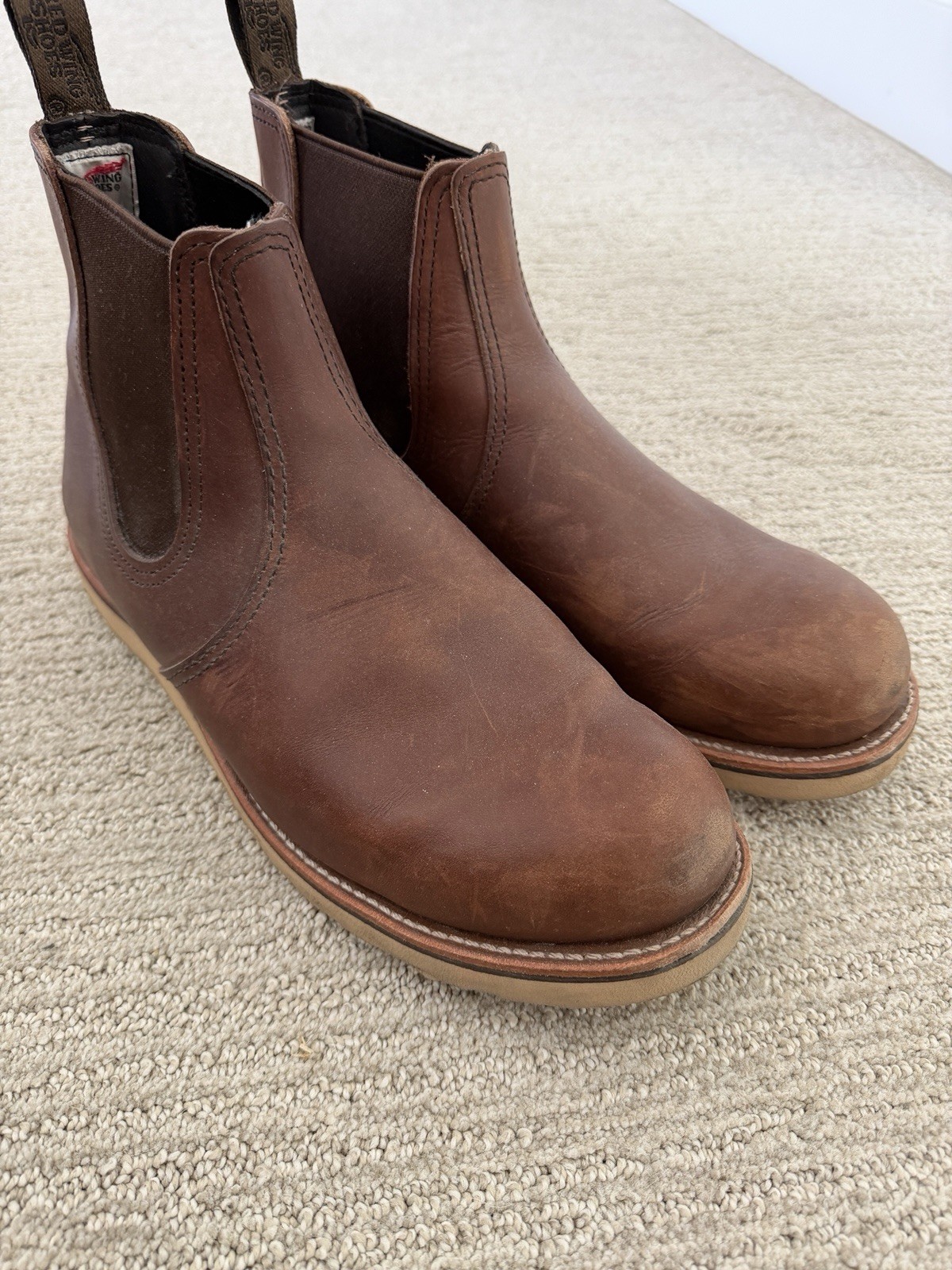 Red Wing Shoes 3190 Men’s, Classic Chelsea Amber Harness, 11