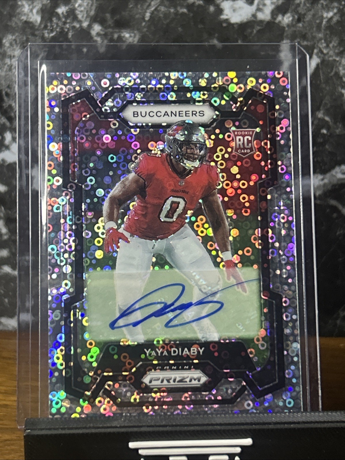 YaYa Diaby Panini Prizm #394 Autograph-No Huddle