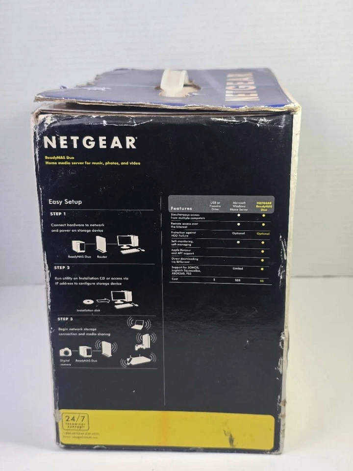 Netgear RND2110 ReadyNAS Duo Home Media Server 1TB - Image 2 of 4