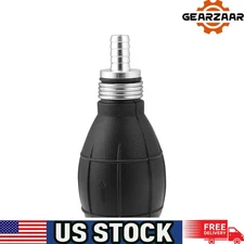 Black 3/8'' Hand Primer Bulb Outboard Car Marine Boat Gas Fuel Line Pump *