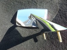 Ford Vintage Left Side View Mirror 70s Models D17743aa Near Perf Cond W Studs