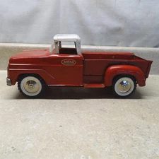 Vintage Tonka Step Side Pick Up Truck, Pressed Steel, Red-White 1963-64