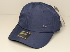Image of NEW Nike Heritage86 Metal Swoosh Cap Navy Blue 943092-451 Unisex One Size H86