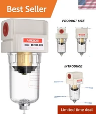 AF2000-02 Air Compressor Water Separator - 5 Micron Filter, Efficient Drying