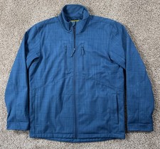 Under Armour Storm ColdGear Infrared Shield Jacket Mens Size Large Blue Full Zip