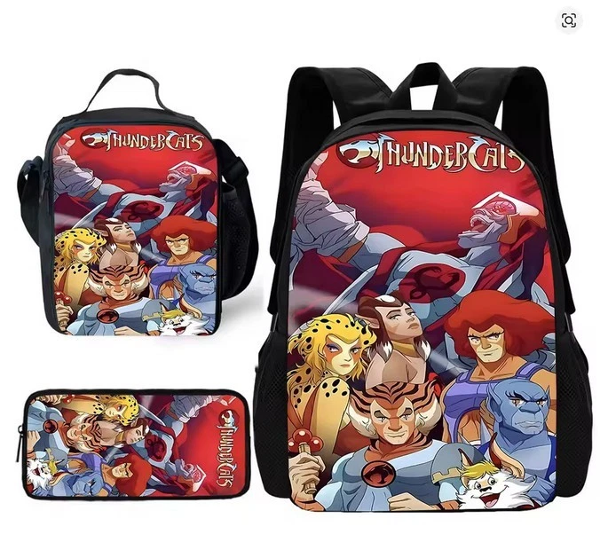 Thundercats Vintage Backpack Set, School Bag for Kids