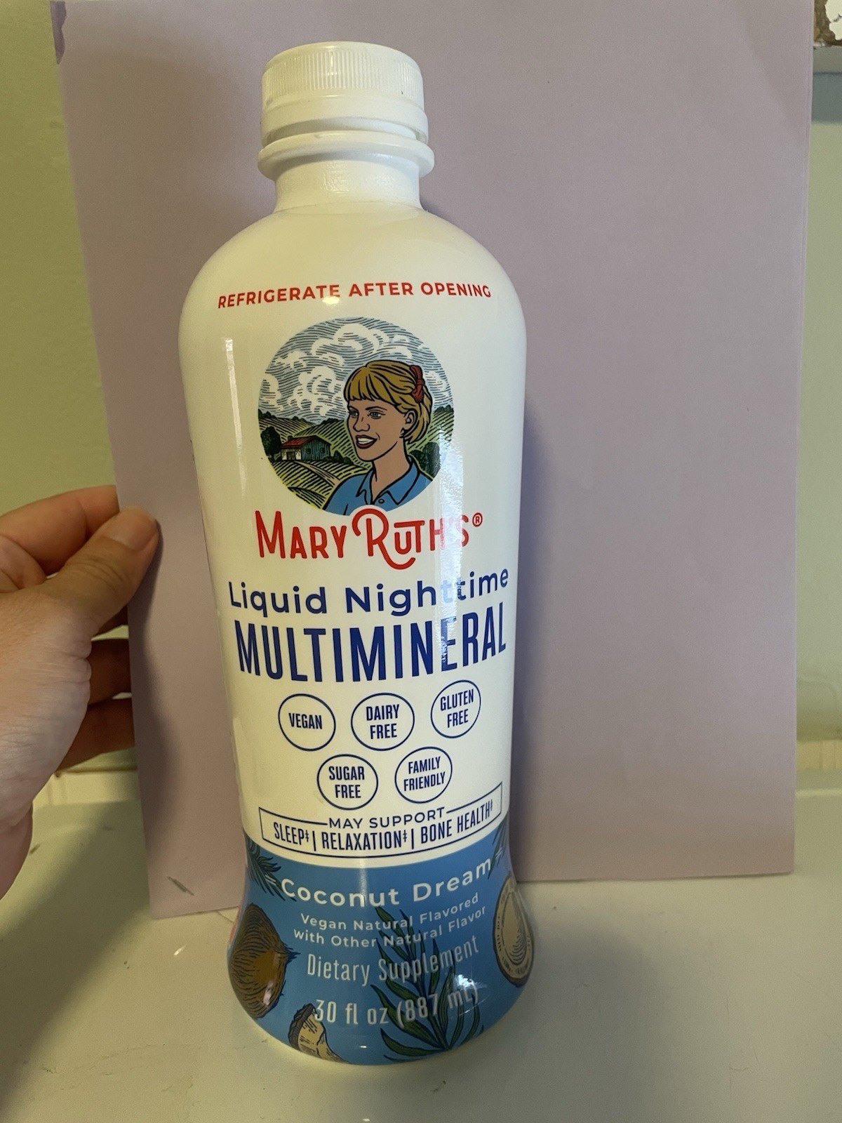 Mary Ruth's Nighttime Multimineral Liquid - Coconut Dream - 32 Oz - Exp 08/2026