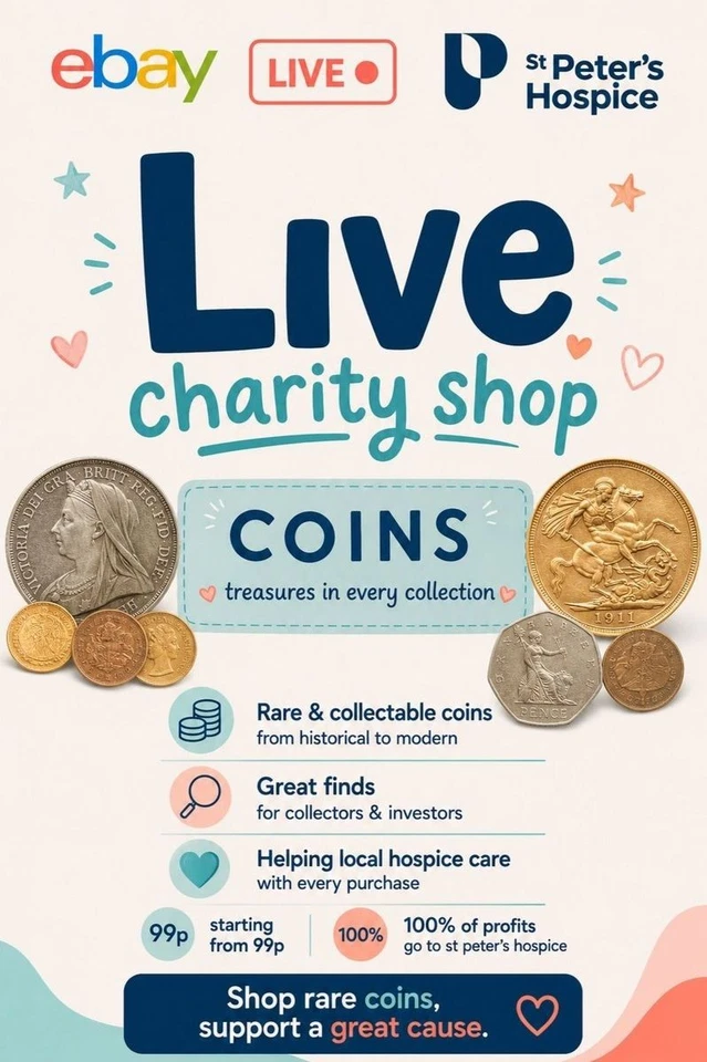Join us for our COIN ebay live! Starting from 99p