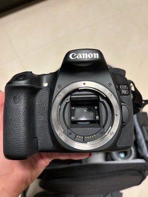Canon EOS 70D Digital SLR Camera Kit, 18-55mm & 55-250mm Lenses, Touch Screen