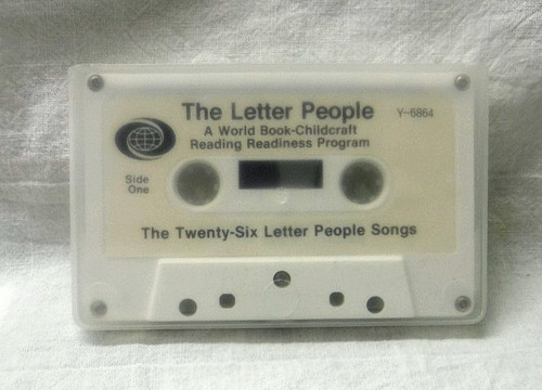 THE LETTER PEOPLE VTG Cassette Tape World Book Childcraft Reading Readiness Prog
