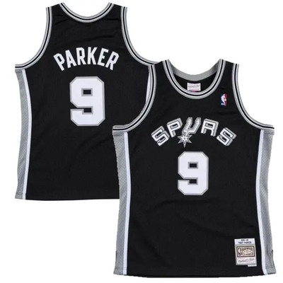 San Antonio Spurs Trikot Herren NBA Mitchell & Ness Top - Parker - Neu