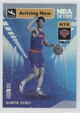 2021-22 Panini NBA Hoops Arriving Now Holo Winter Quentin Grimes #13 0c2