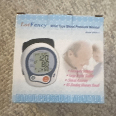 LotFancy Digital Wrist Blood Pressure Monitor Wrist Monitor with Digital Display