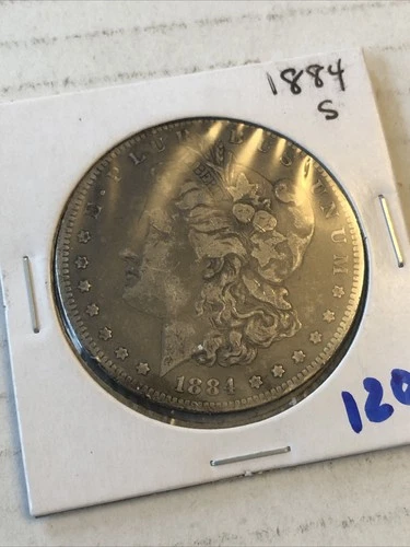 1884-S Morgan Silver Dollar Beautiful Coin Rare Date