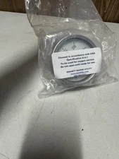316L SS Pressure Gauge Oxygen Service CGA G-4.1 Cleaned 0–300 PSI New