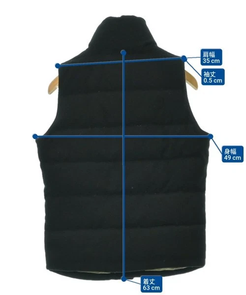 FACTOTUM Down Jackets / Down Vests Black 44(Approx. S) 2200658920028 - product detail image 6