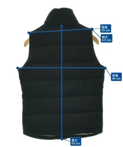 FACTOTUM Down Jackets / Down Vests Black 44(Approx. S) 2200658920028 image 6