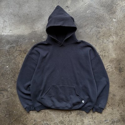 Vintage 90s Made in USA Russell Athletic Faded Black Boxy Fit