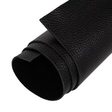 12''X24'' Genuine Dotted Black Leather Sheets for Crafts Leather Square 2.0MM