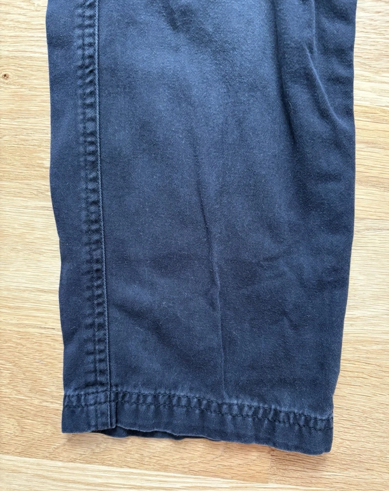 Lugar para niños~Niños 7~Pantalones de carga caqui~Azul marino~Cintura elástica pull-on~Algodón Foto 4 de 4