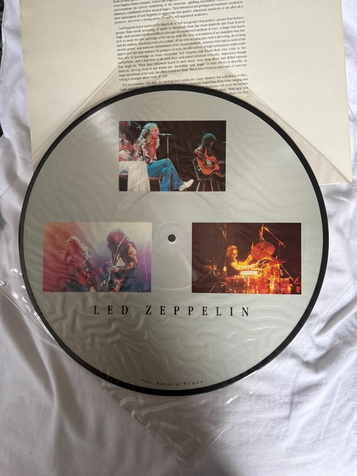 Led Zeppelin - 1972 Interview. Vinyl picture disc LP - Image 4 of 4