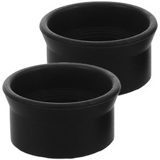 2 Pcs Microscope Eyepiece Cover Rubber Protector Binoculars Parts