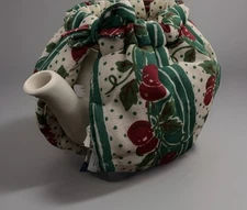 April Cornell Modern Prairie  Cherries Tea Cozy NWT L H O T P