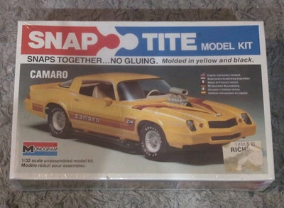 #ad #ad VINTAGE Built 1979 MONOGRAM 1 32 SCALE SNAP TITE CAMARO PLASTIC MODEL #1019 $22.00