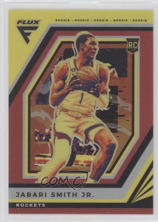 2022-23 Panini Flux Rookies Red Prizm Jabari Smith Jr #201 Rookie RC 16p1
