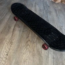 Morf Board Black   Skateboard Deck Complete With Truck Wishbone Wheels Red