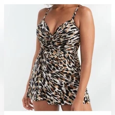 Miraclesuit Fur Realz Adora Skirted One-Piece Swimsuit